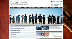 Desktop Screenshot of mclavukatlik.com