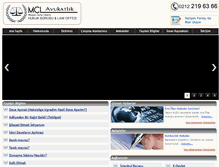 Tablet Screenshot of mclavukatlik.com
